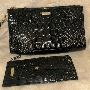 Brahmin wristlet and wallet